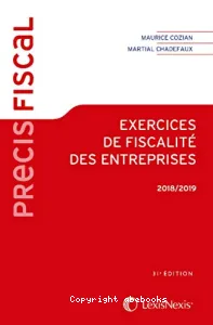 Exercices de fiscalité des entreprises, 2018-2019