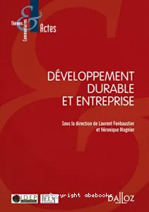 Développement durable et entreprise