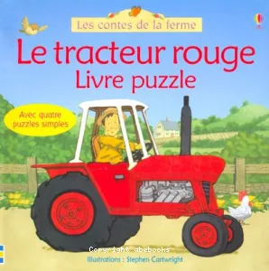 Le tracteur rouge : Livre puzzle