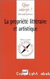 La propriété littéraire et artistique