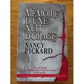 Mémoire d'une nuit d'orage