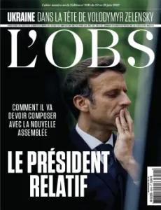 L'OBS, 3010 - 23 au 29 juin 2022 - Le président relatif