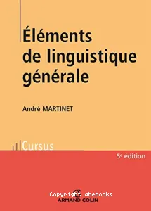 Éléments de linguistique générale