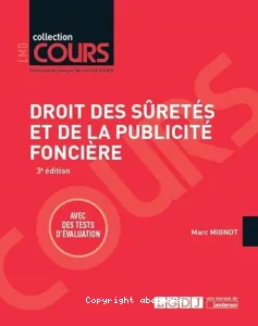 Droit des sûretés et de la publicité foncière