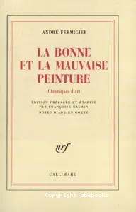 La bonne et la mauvaise peinture